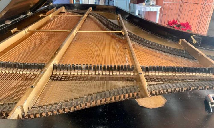 Accord sur un Pleyel cordes parallèles - Saint-Amand-Montrond - La Bul'à Pianos